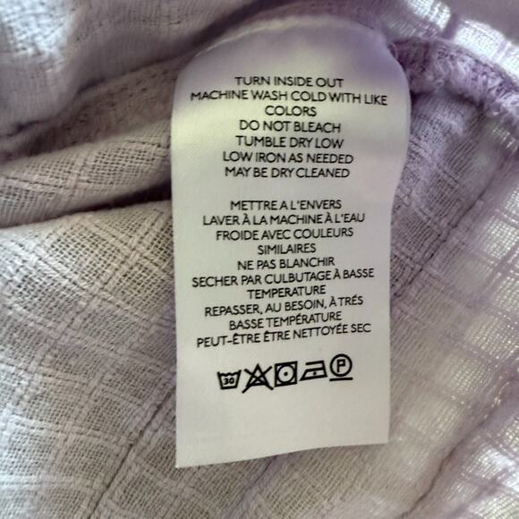 Urban Outfitters Lavender Crop Top Cap Short Sleeve Size Medium NWT - Picture 5 of 6